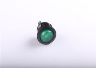 10000 Döngü Elektrik Ömrü ile Yeşil LED Işık Küçük Rocker Anahtarı