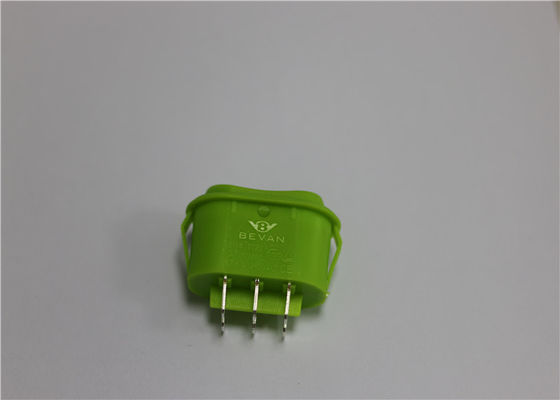 Oval Şekilli Su Geçirmez Mini Rocker Anahtarı, Yeşil Rocker Anahtarı 10a 250 v